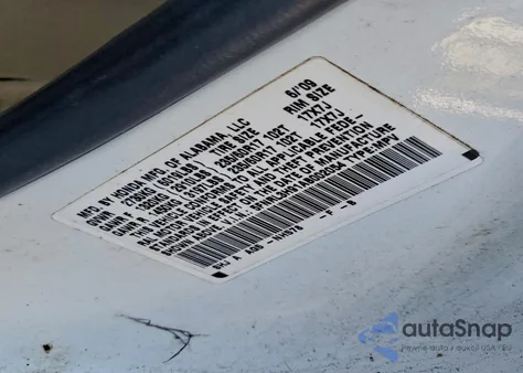 2010 Honda Odyssey Touring z USA, uszkodzony, nr VIN 5FNRL3H91AB002054